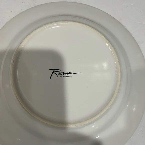 Vintage Rosanna Dessert Plates-new in box-set of 4-women in dresses-Blue - Picture 6 of 7